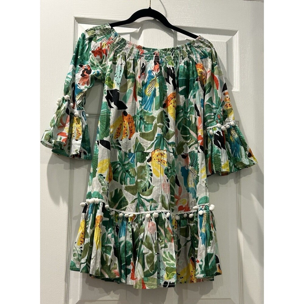 True Destinations Boho Style Off Shoulder Dress Size XS